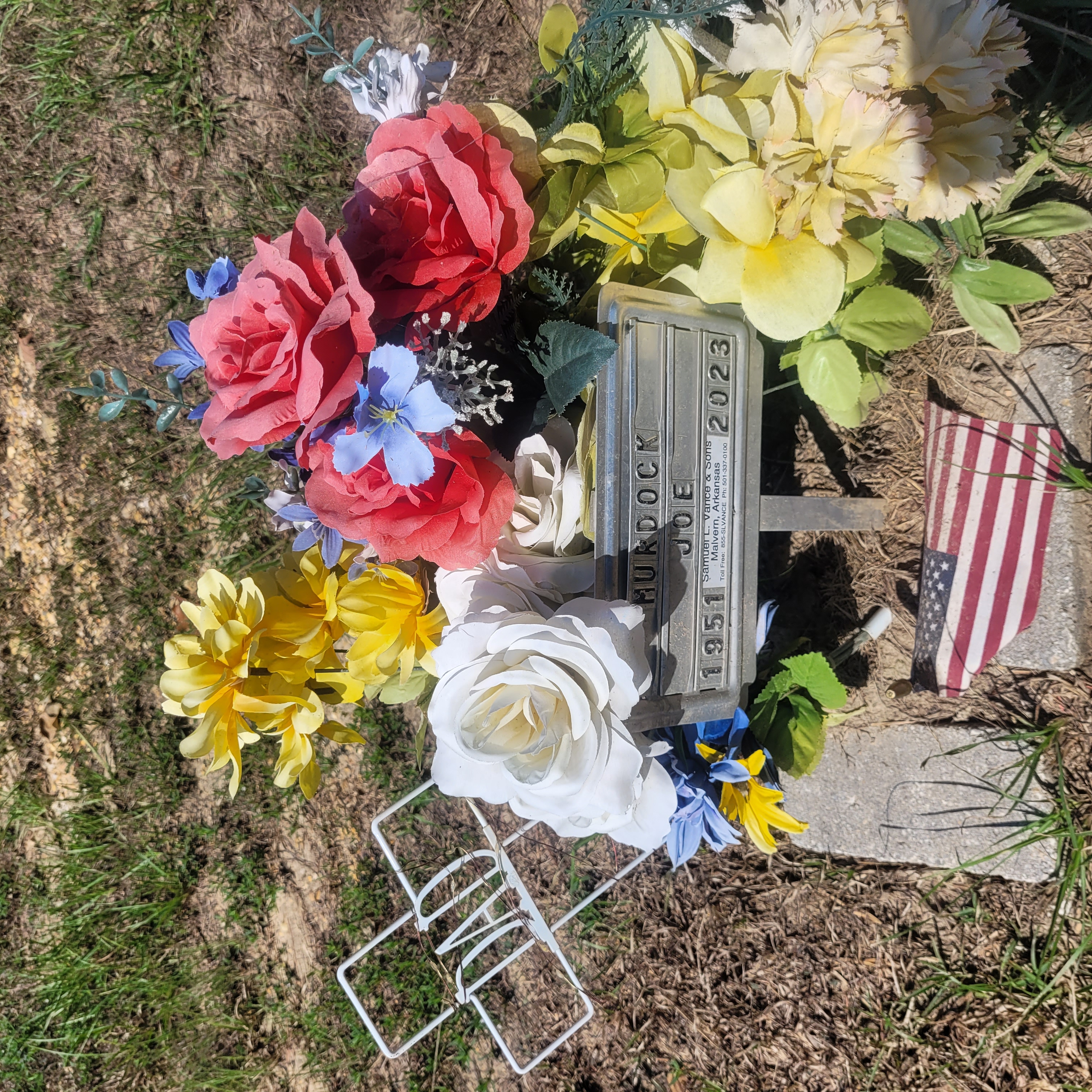 Headstone of Joe Alfred Murdock