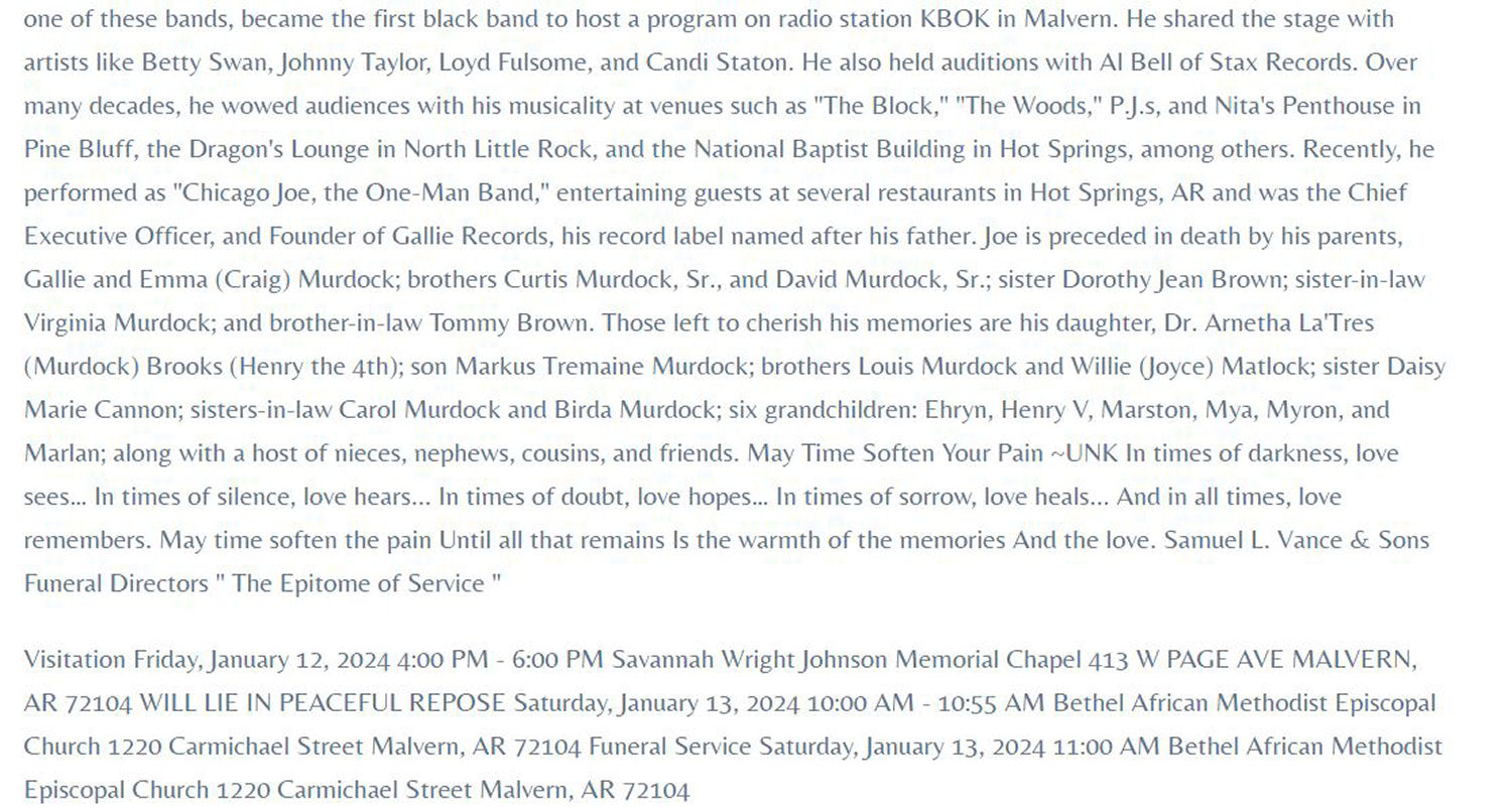 Obituary page 2